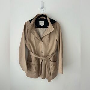 Esprit removable hood trench coat